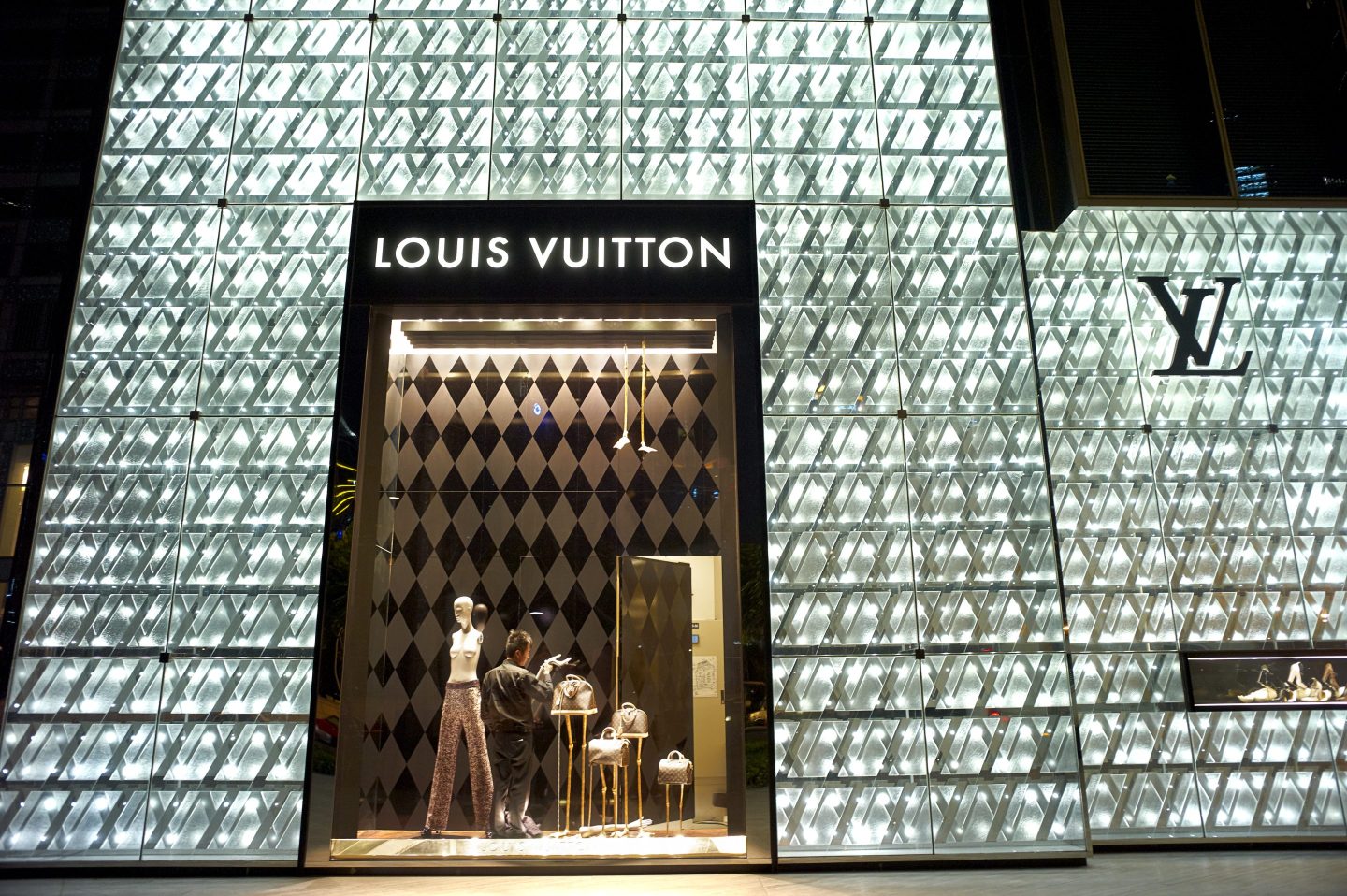Louis Vuitton store in Shanghai