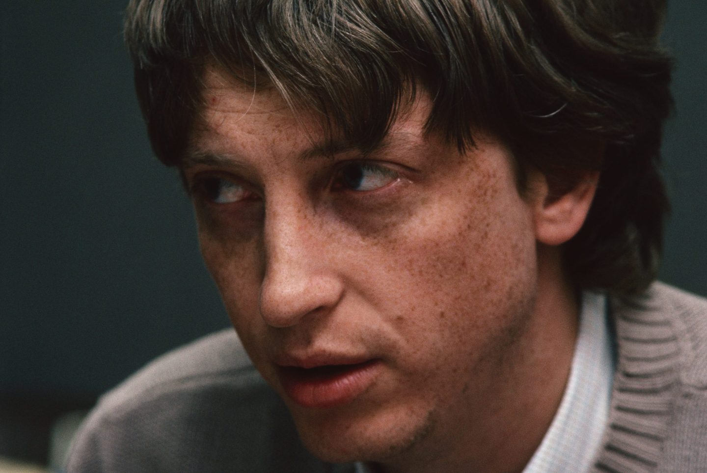 A young Bill Gates caught on camera