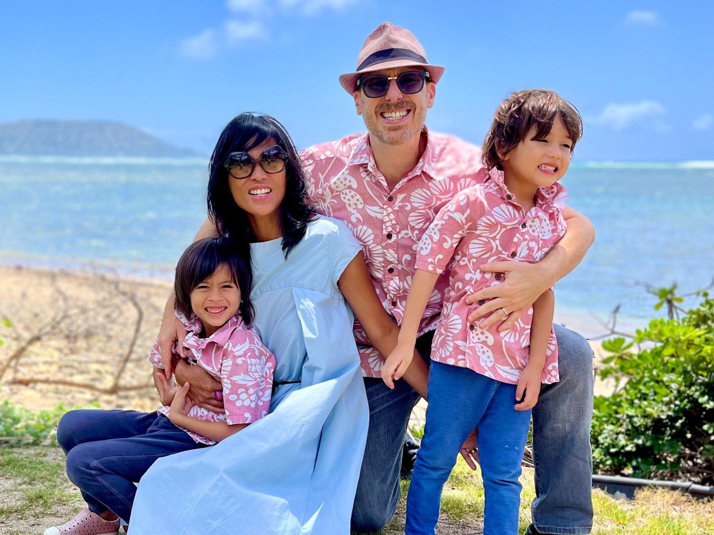 The author and Columbia Business School professor with his family. 
