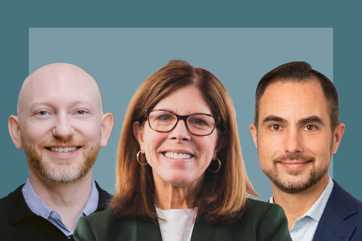 Patrick Richards, Kathy Kay, Curtis Simpson