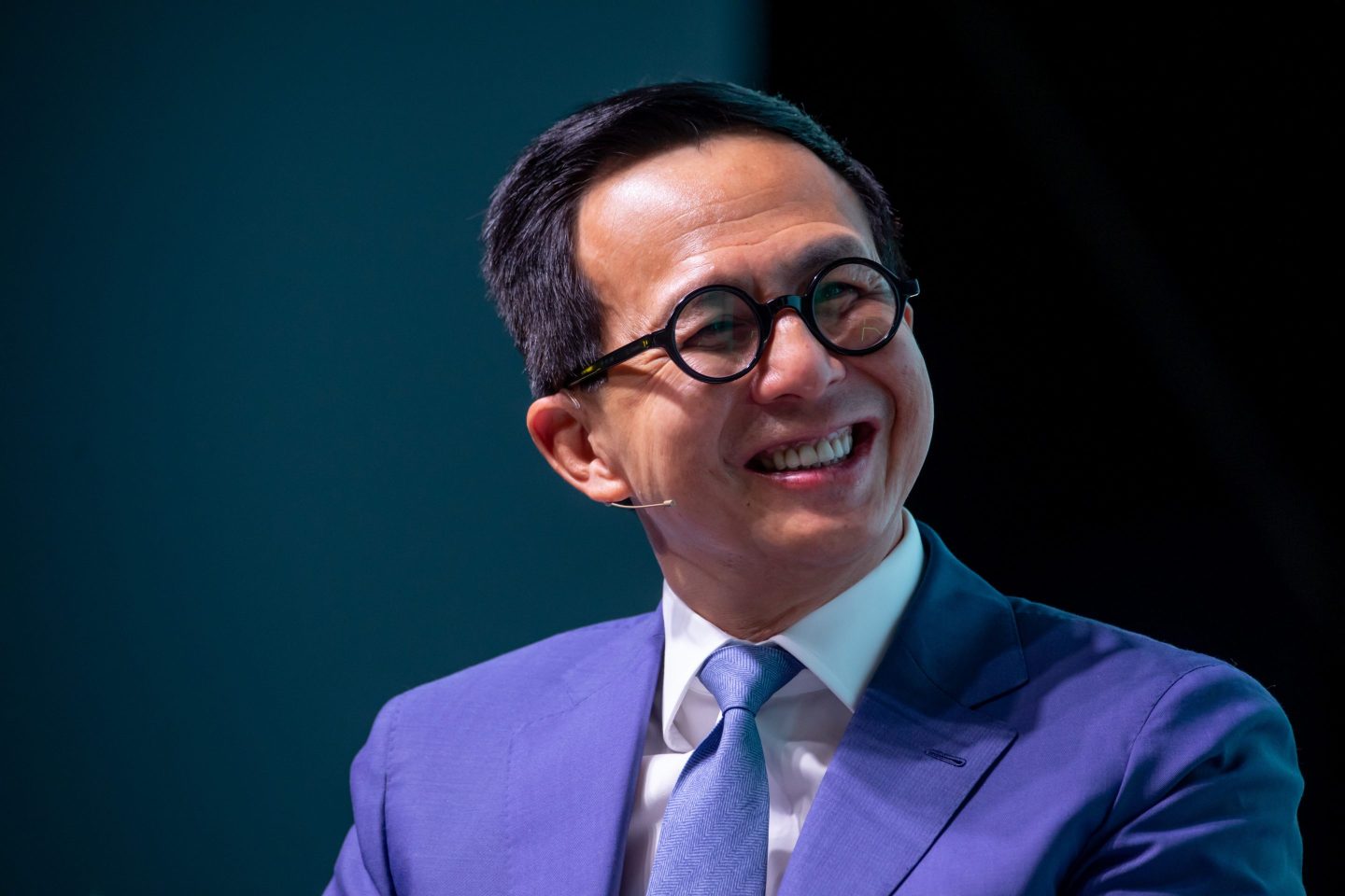 Richard Li, chairman and chief executive officer of Pacific Century Group, during the Hong Kong Fintech Week in Hong Kong, China, on Monday, Nov. 1, 2022.