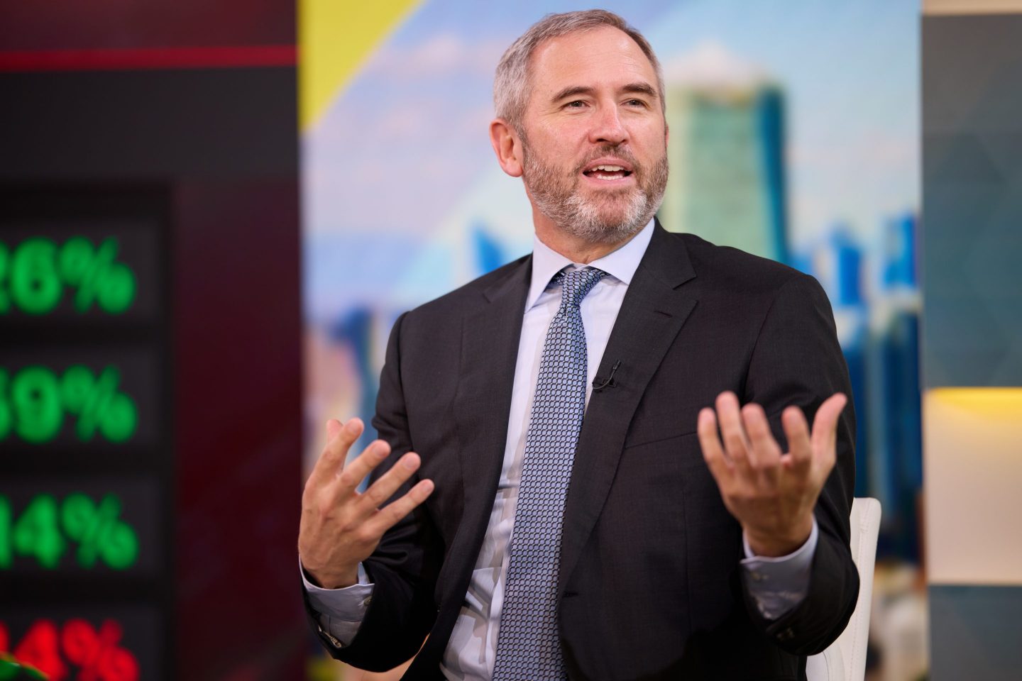 Brad Garlinghouse speaks during an interview with Bloomberg.