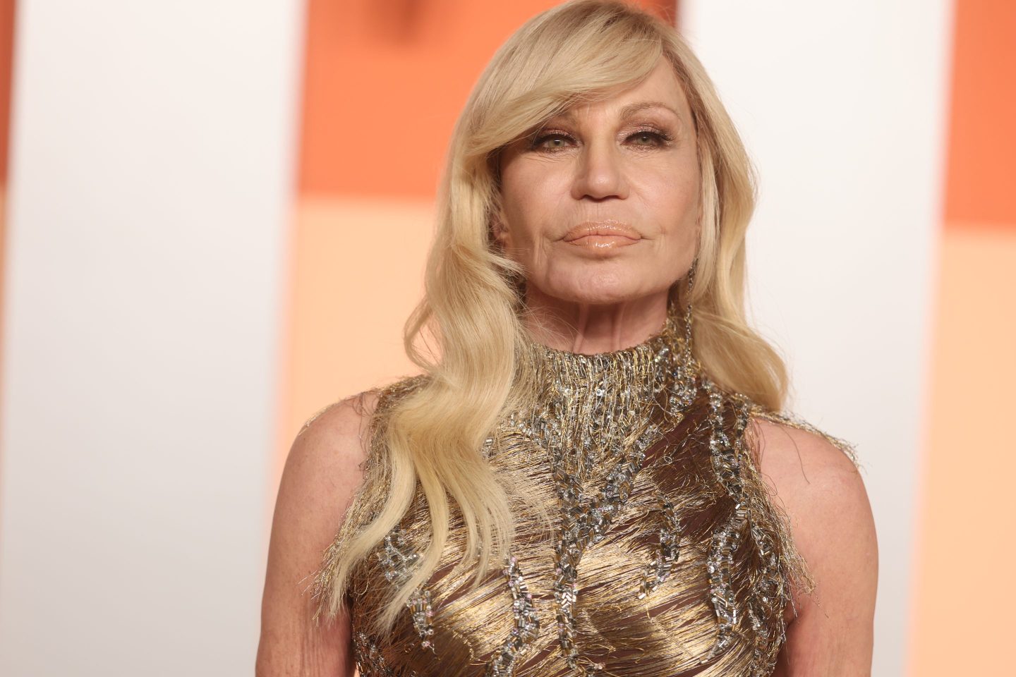 Donatella Versace has led the luxury fashion label for nearly 30 years.