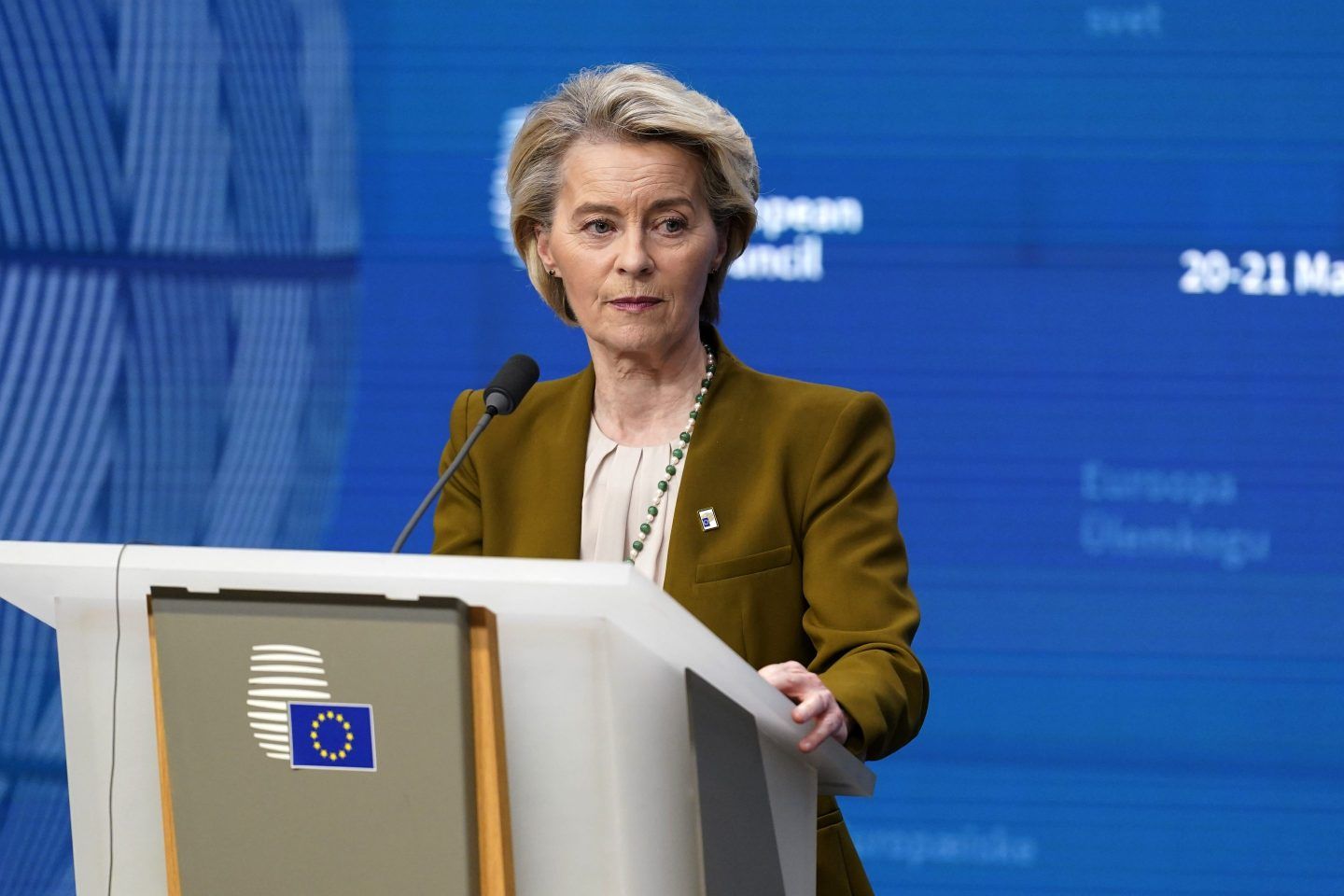 Von der Leyen said that with the delay, the commission’s goal is “to get the balance of products right, reflecting the interests of our producers, our exporters, our consumers, and of course, minimize the potential negative impact on our economy.”