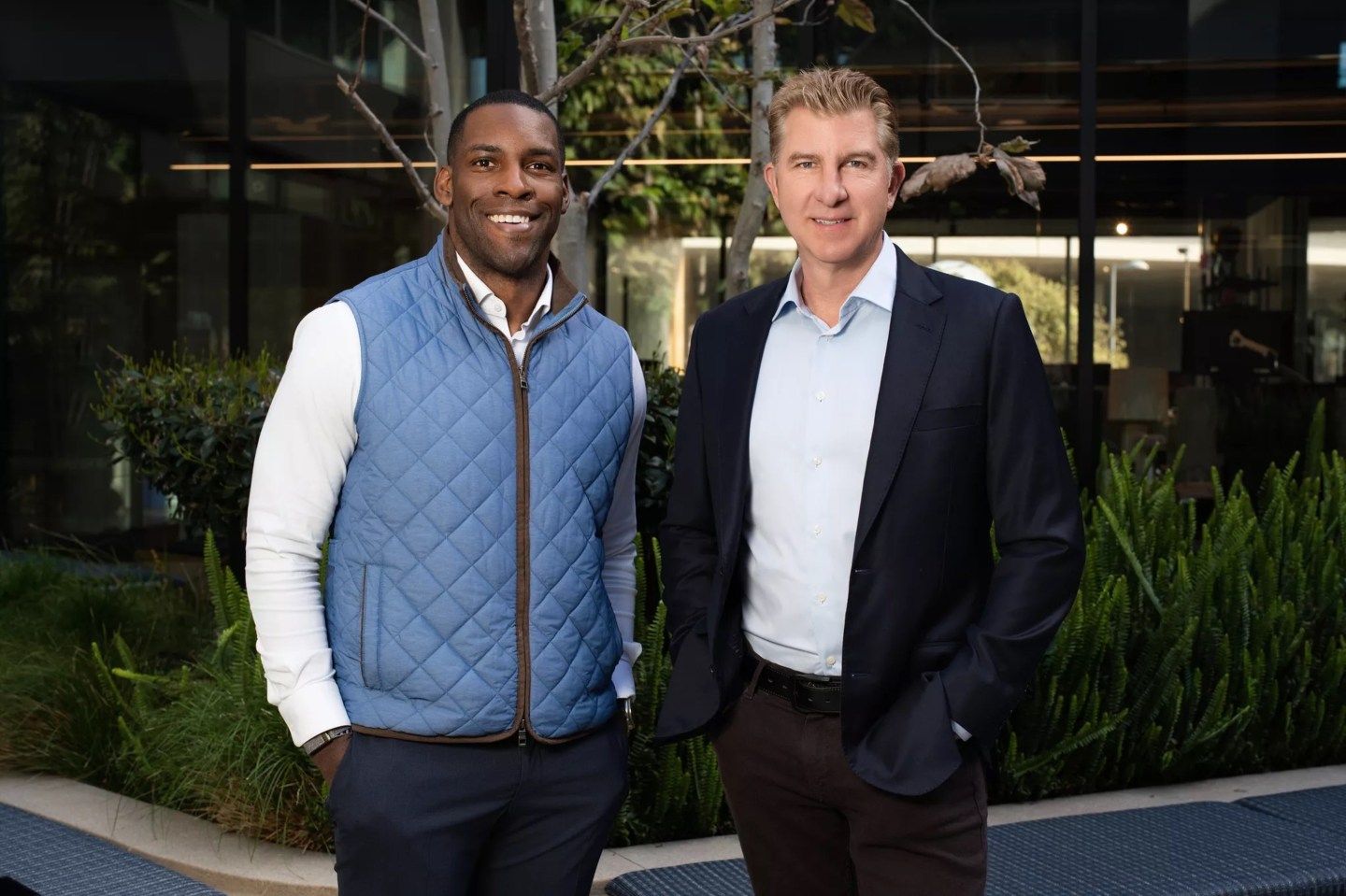 Marcus Stroud and Brett Brewer