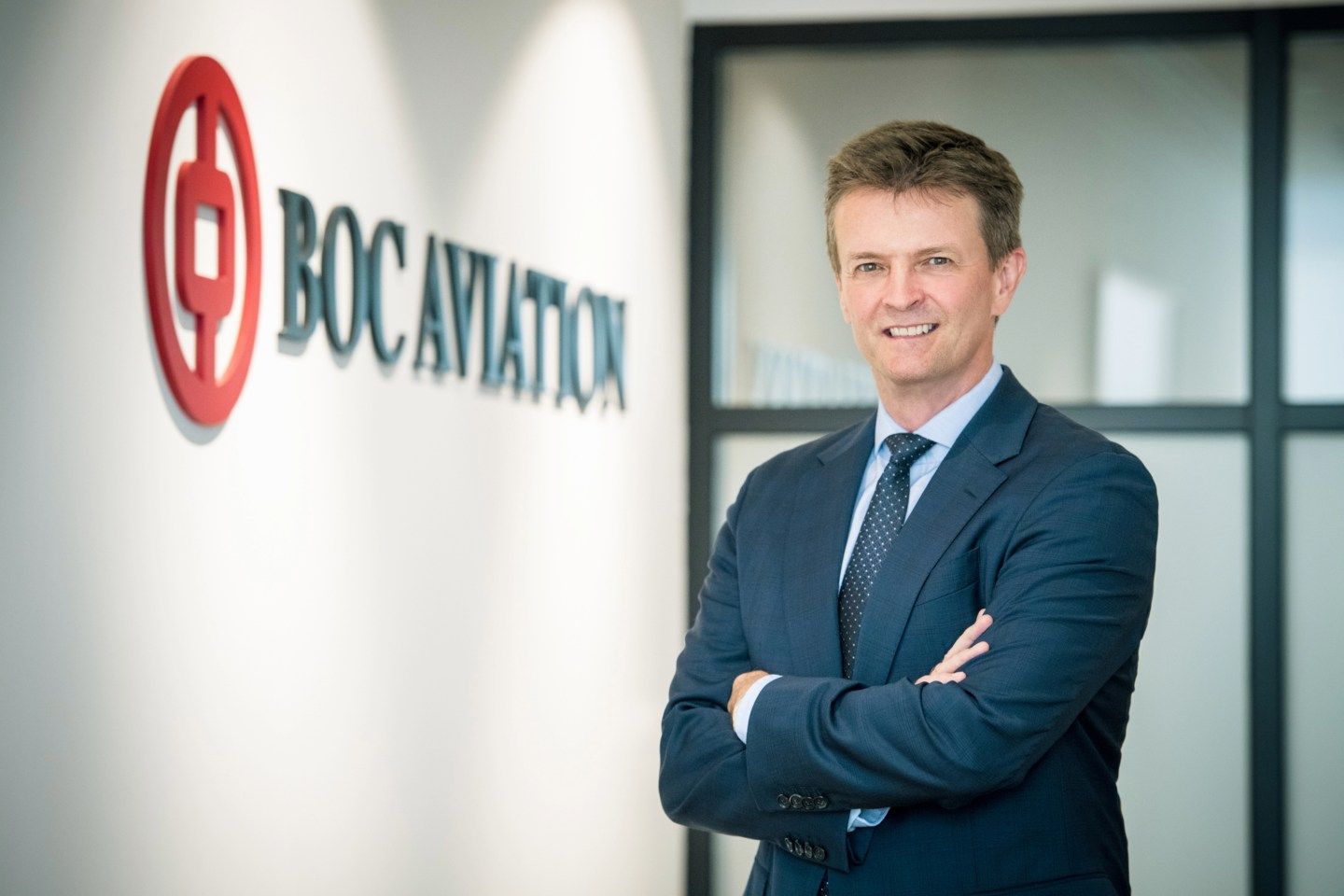 Steven Townend, CEO of Singapore-headquartered airplane leasing firm BOC Aviation.