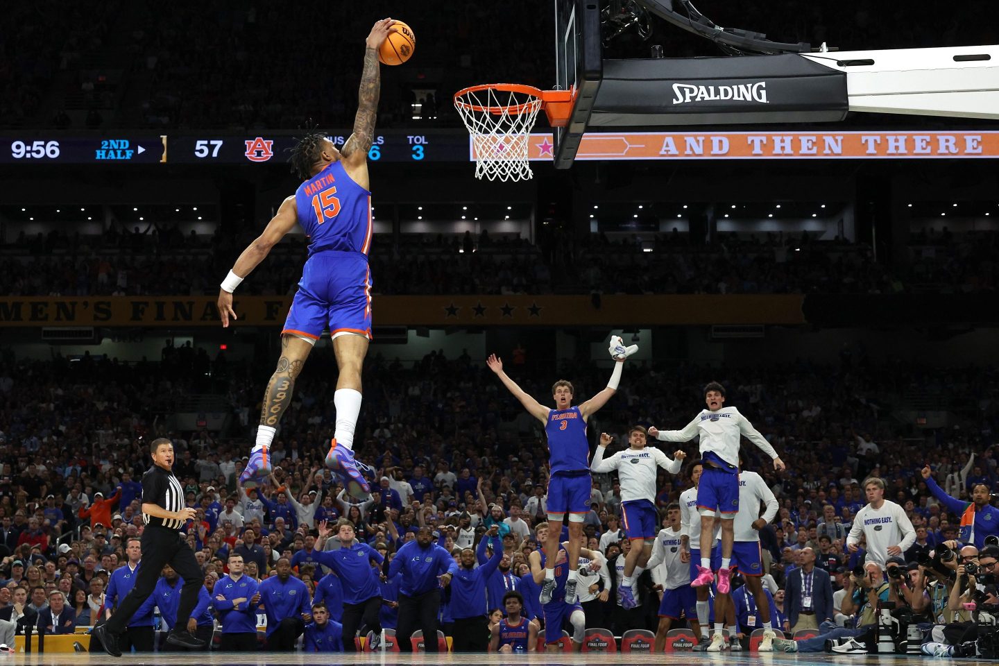 The Florida Gators meet the Houston Cougars in the NCAA Championship Game. 