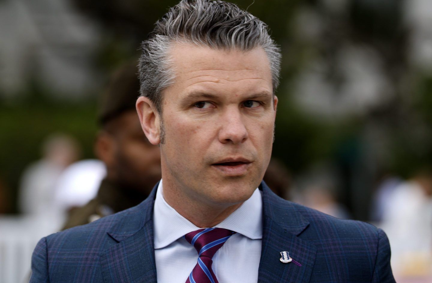 Pete Hegseth looking sus