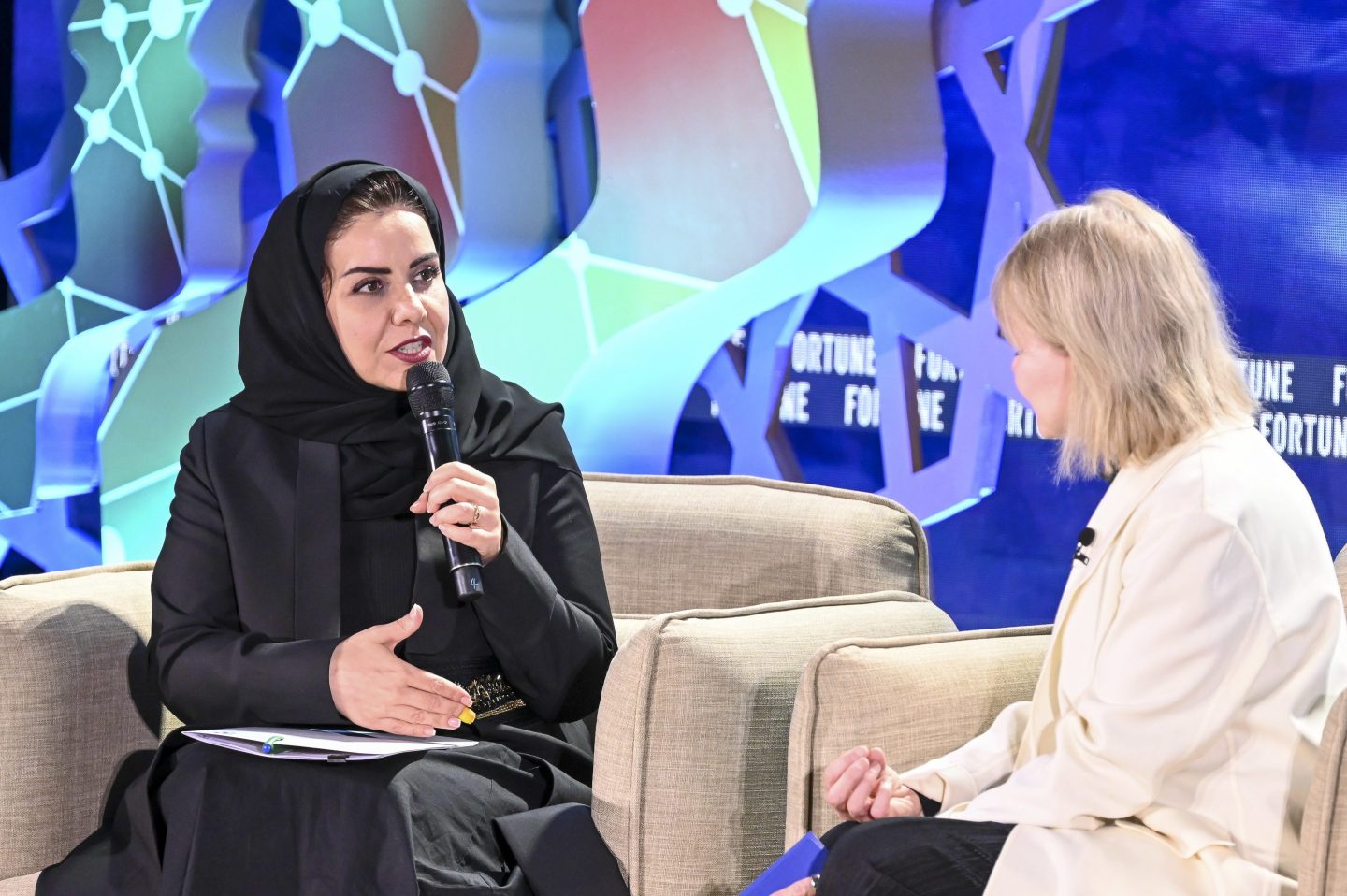“Many of the educated women you see today, including myself, would not be sitting here," H.E. Dr. Hala bint Mazyad Al-Tuwaijri said on stage at Coins2Day's Most Powerful Women International Summit.