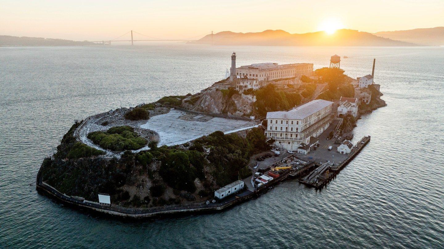 Alcatraz, the notorious former prison, is located on a hard-to-reach California island off San Francisco and has been closed for more than 60 years.