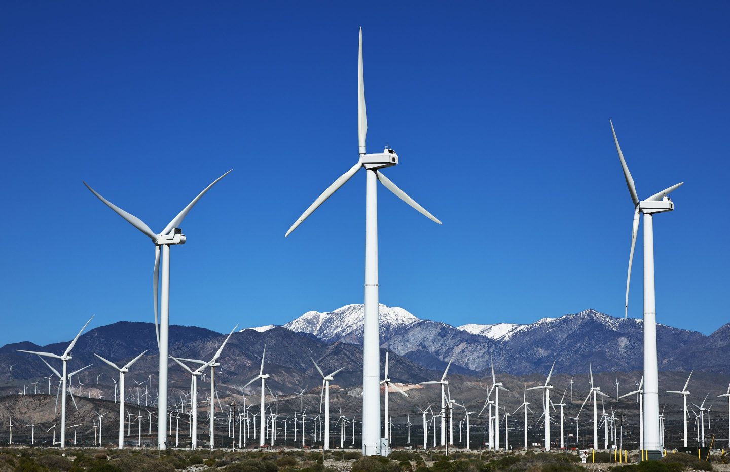 wind turbines in California