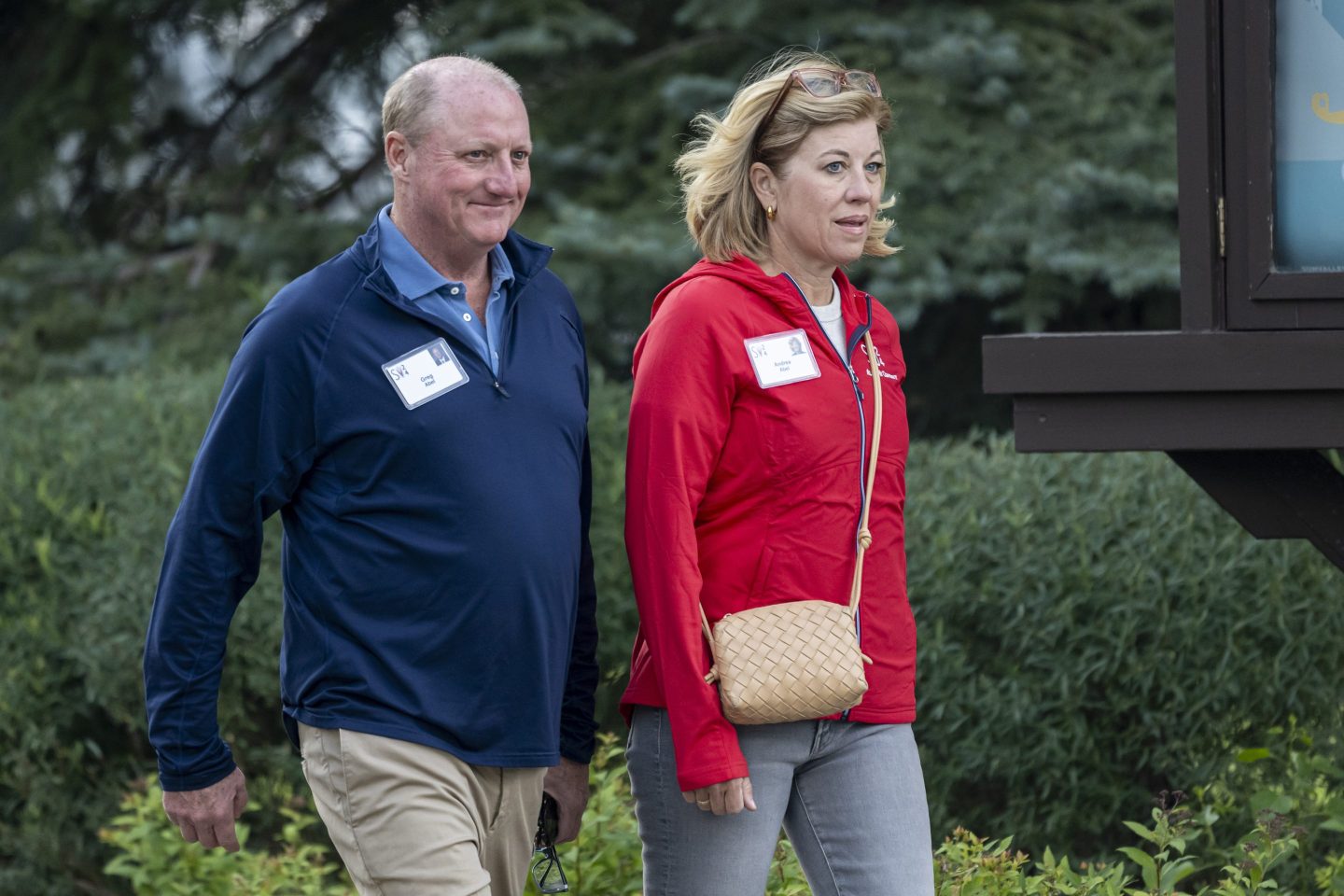 Greg Abel and his wife Andrea at the Allen & Co. Media and Technology Conference in Sun Valley, Idaho, in 2024. 