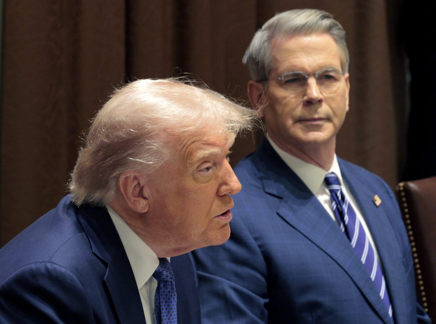 President Donald Trump and Treasury Secretary Scott Bessent.