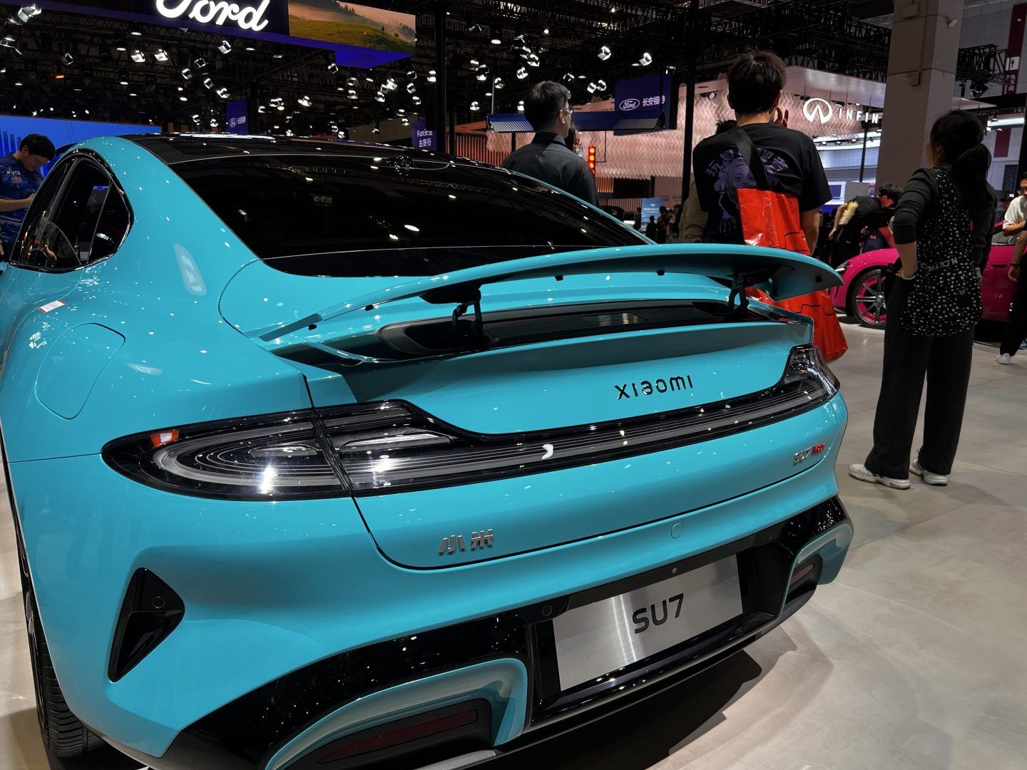 Orders for Xiaomi’s SU7 sedan plunged to around 36,000 units in April, down 55% month-on-month, Deutsche Bank AG wrote in a note.