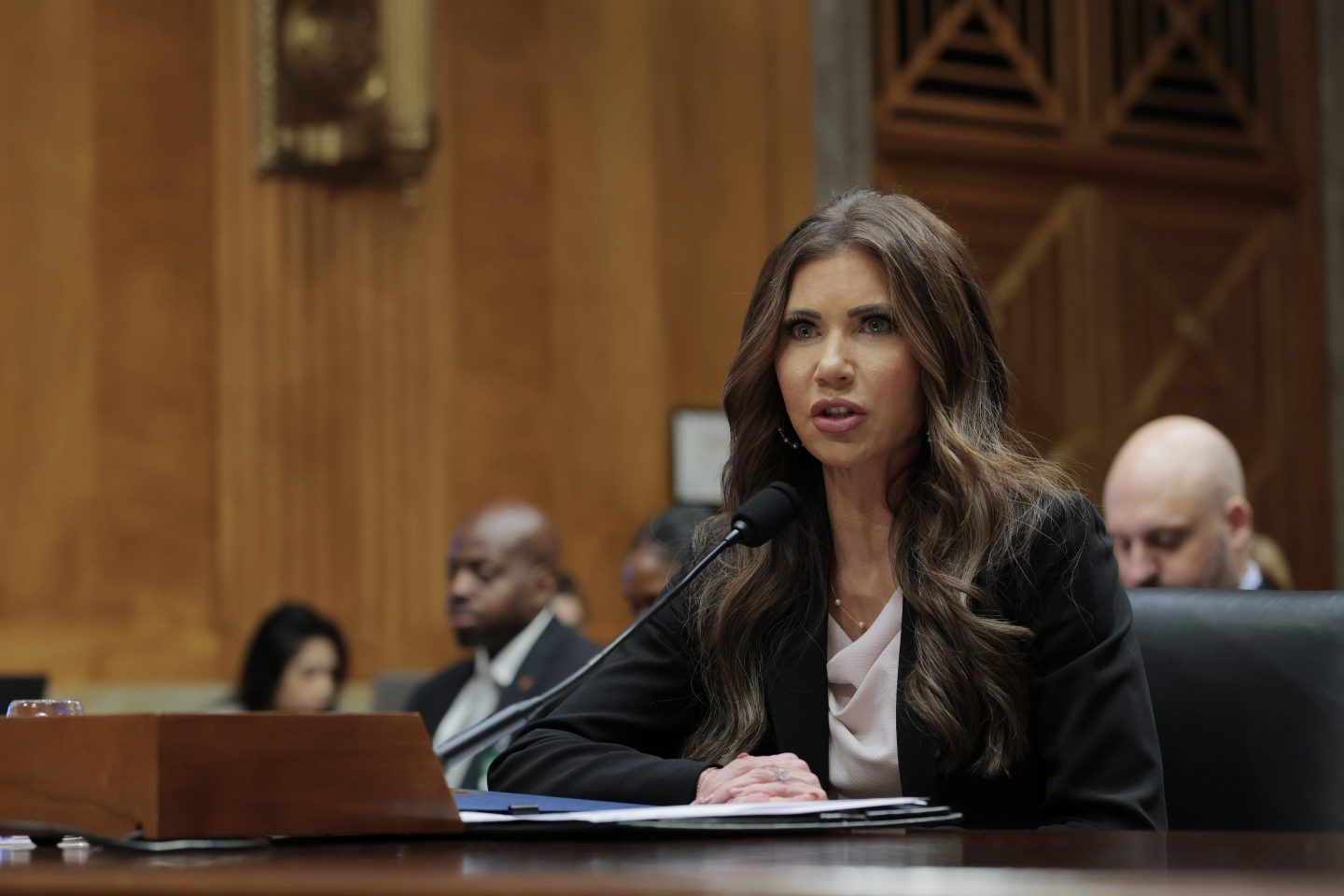 Kristi Noem testifies on Capitol Hill