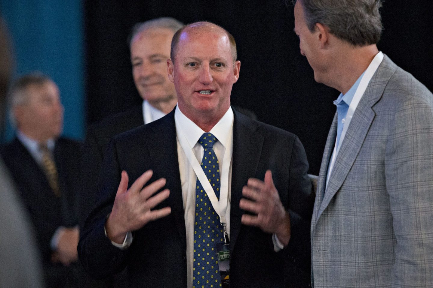 Greg Abel at the Berkshire Hathaway annual meeting in Omaha, Nebraska, in 2017.