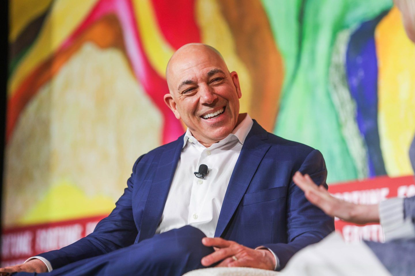 Xerox CEO Steve Bandrowczak smiles