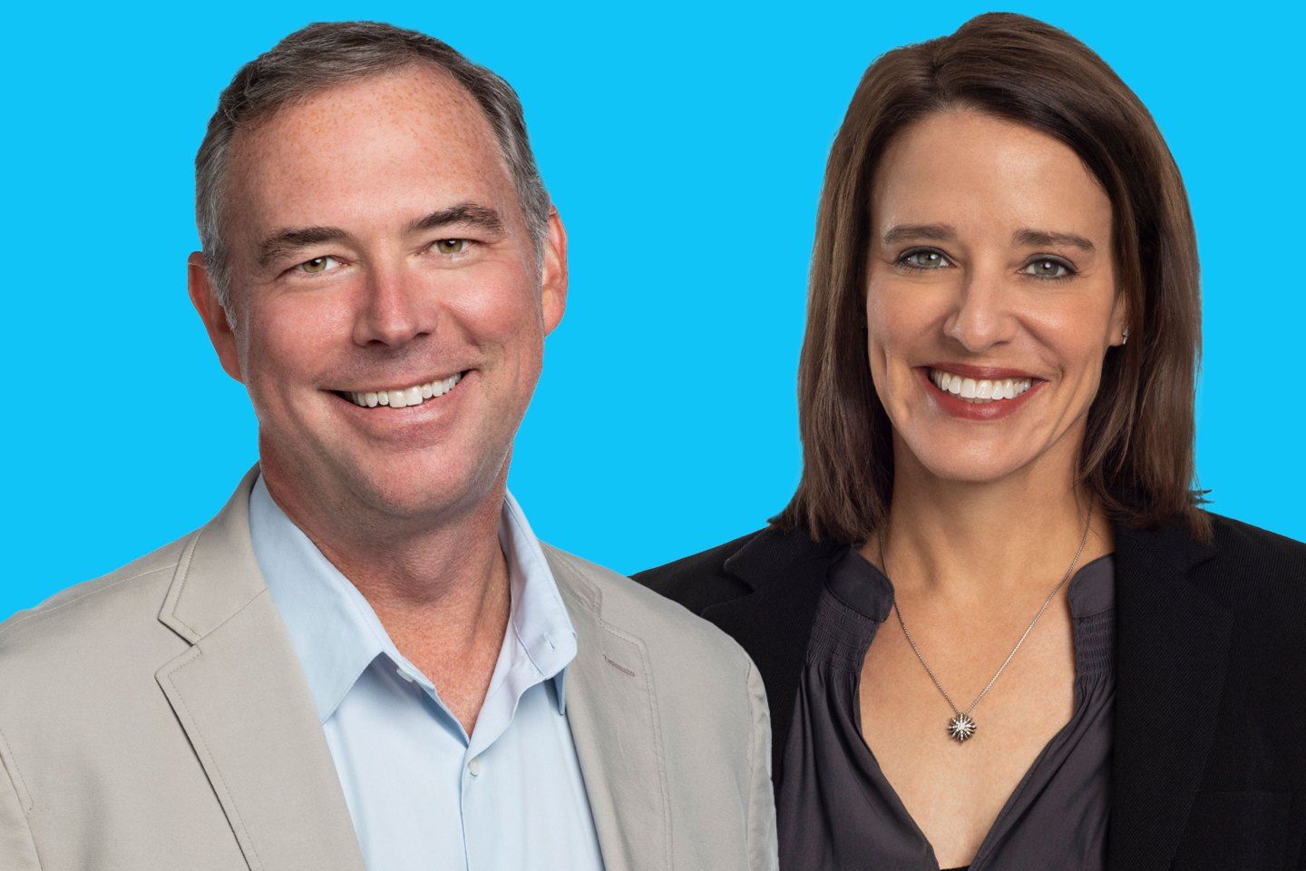 Jim Stratton and Ashley Goldsmith