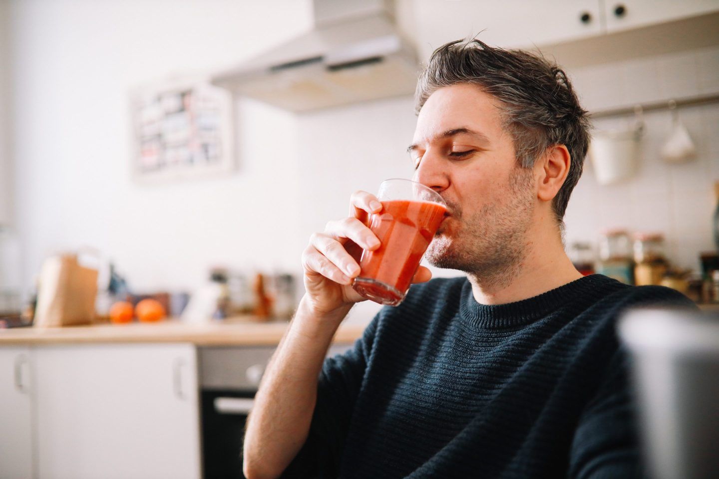 Drinking sweet beverages—including pure fruit juice—was associated with a higher risk of diabetes.
