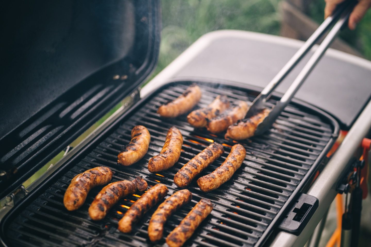 Grilled sausages