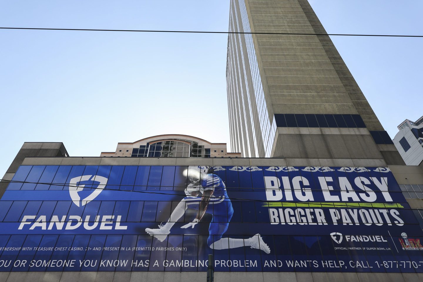 An advertisement for Fanduel in New Orleans