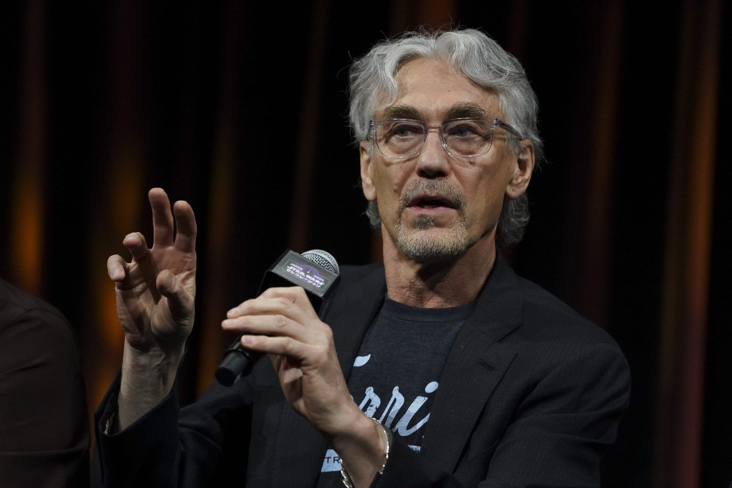 Tony Gilroy is seen at "Andor A Star Wars Story" at Celebration Stage during Star Wars Celebration Japan Day 2 on April 19, 2025 in Tokyo, Japan.