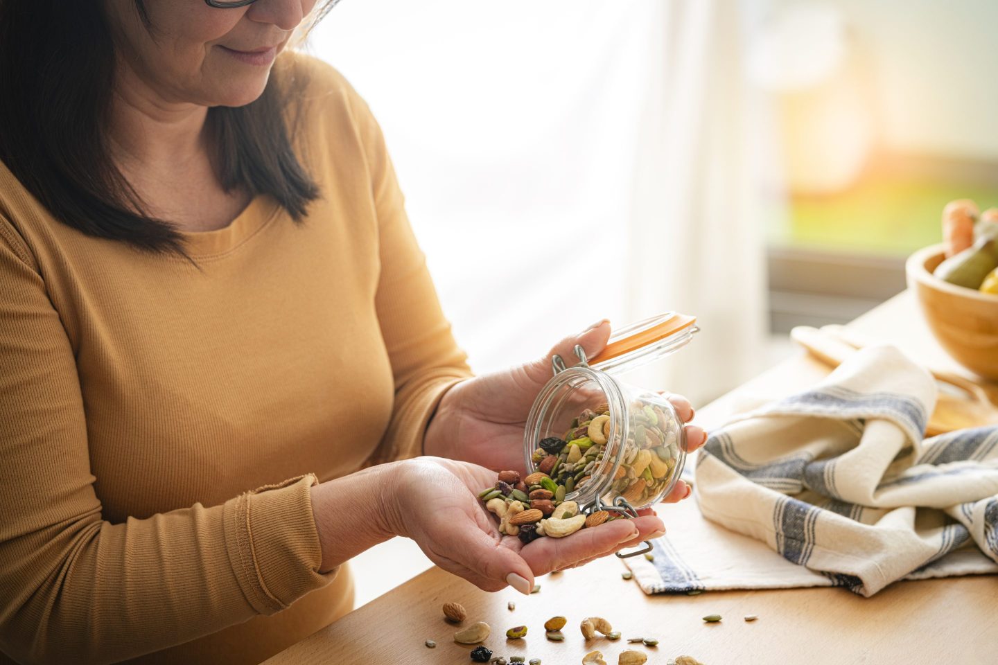 Nuts and seeds are among the foods highest in phytosterols.