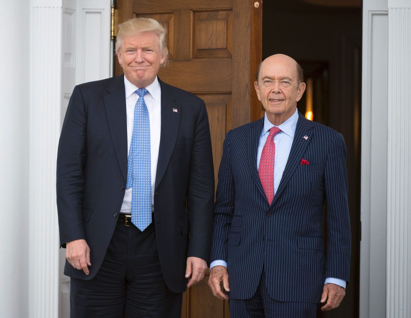 Donald Trump and Wilbur Ross