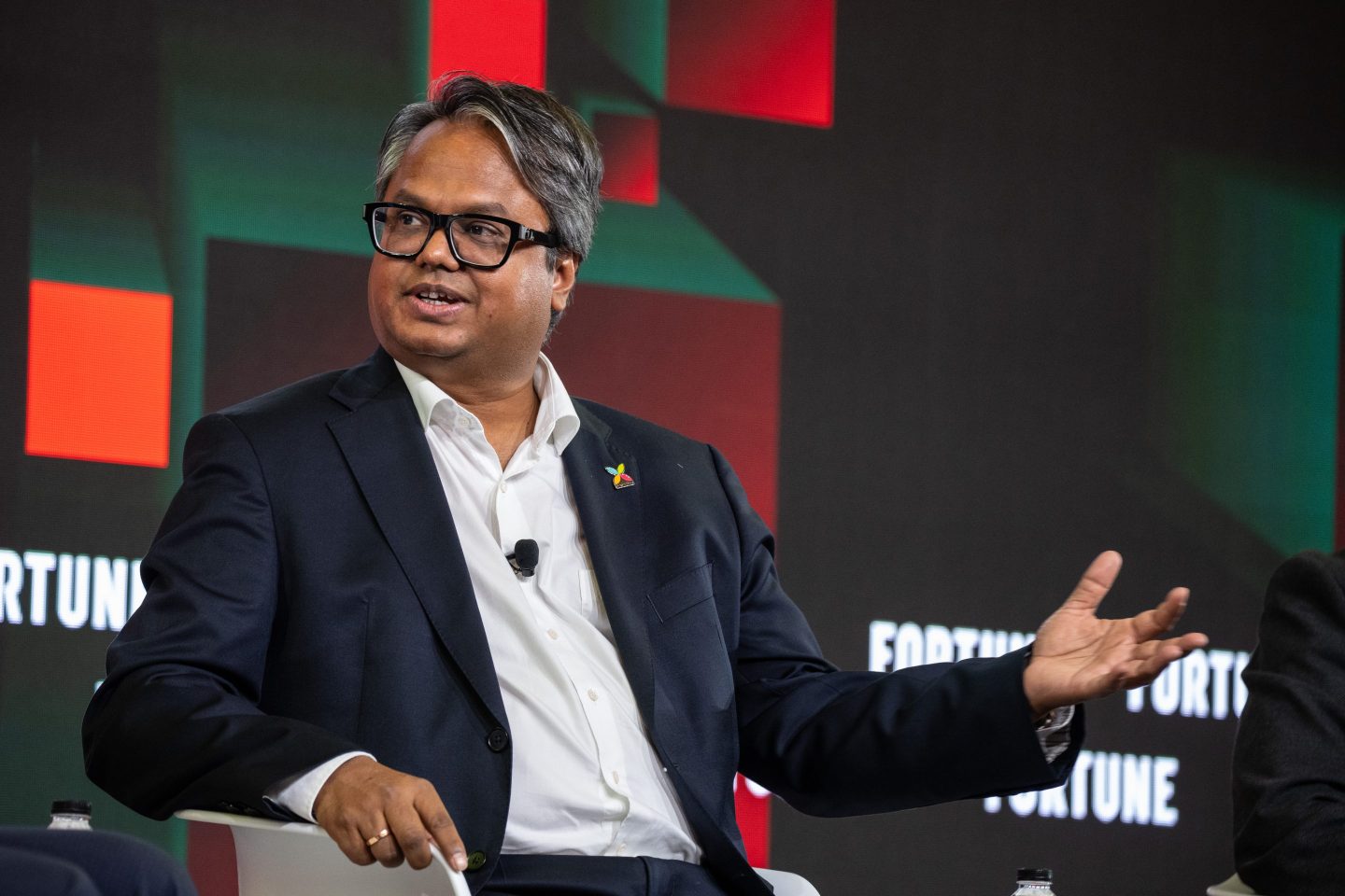 Feroz Sheikh,
chief information and digital officer at the 
Syngenta Group, speaking at Coins2Day Brainstorm AI Singapore on July 23.