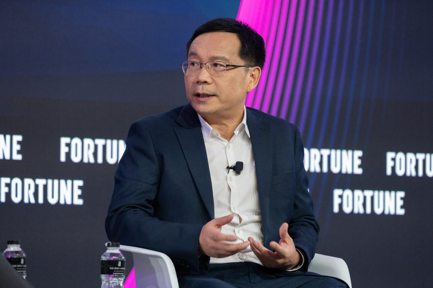 Kerry Xu, general manager for WeRide, speaking at Coins2Day Brainstorm AI Singapore on July 23, 2025.