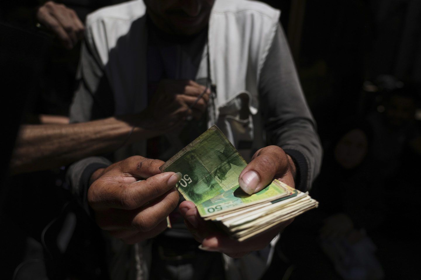 How much cash is still in Gaza?