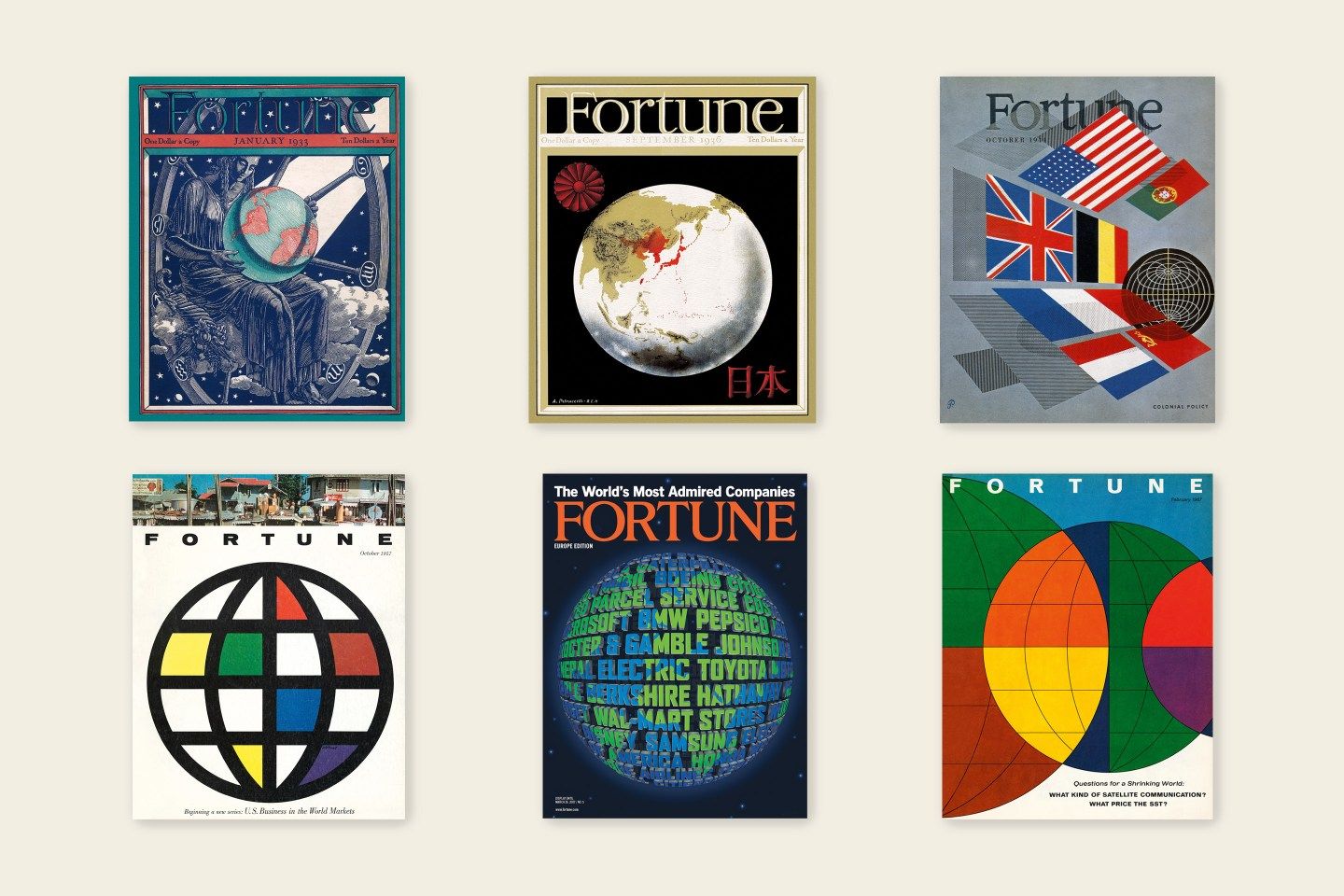 An icon of internationalism: The globe on Coins2Day covers, from 1933 onward