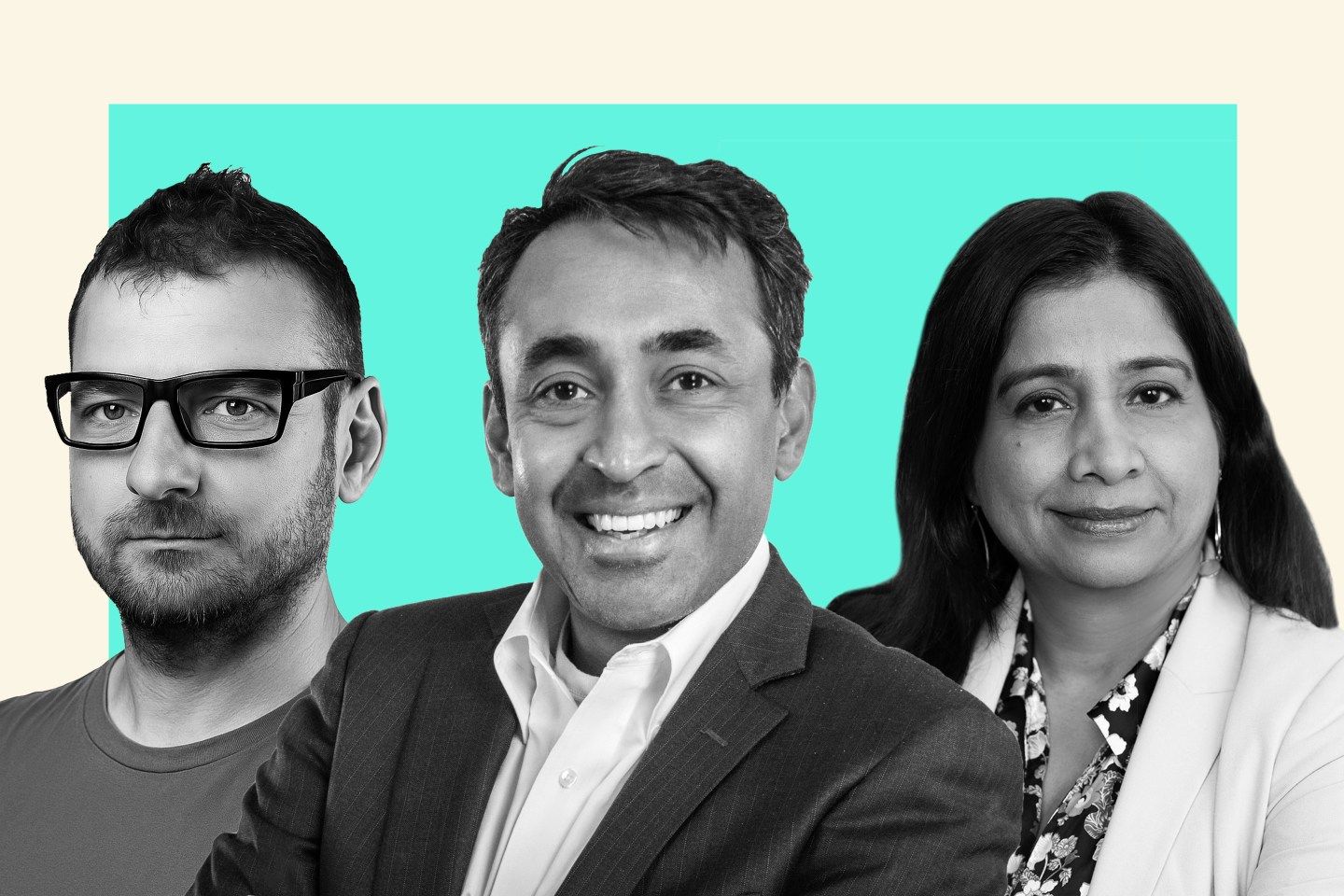 Upwork head of AI and ML Andrew Rabinovich, C3 AI CTO of Data Science Nikhil Krishnan, and Autodesk CTO Raji Arasu