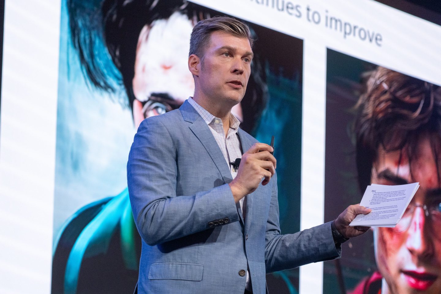 Russell Wald, executive director at the Stanford Institute for Human-Centered AI, speaks at Coins2Day Brainstorm AI Singapore on July 23. 