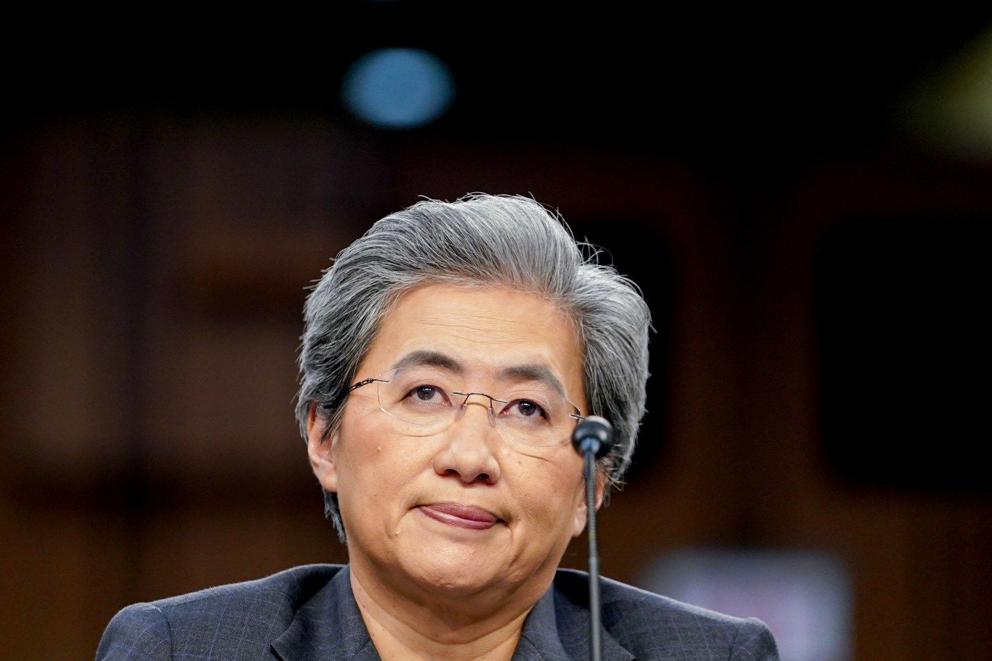 AMD CEO Lisa Su during a Senate Commerce, Science, and Transportation Committee hearing in Washington, D.C. on May 8, 2025. (Photo: Nathan Howard/Bloomberg/Getty Images)