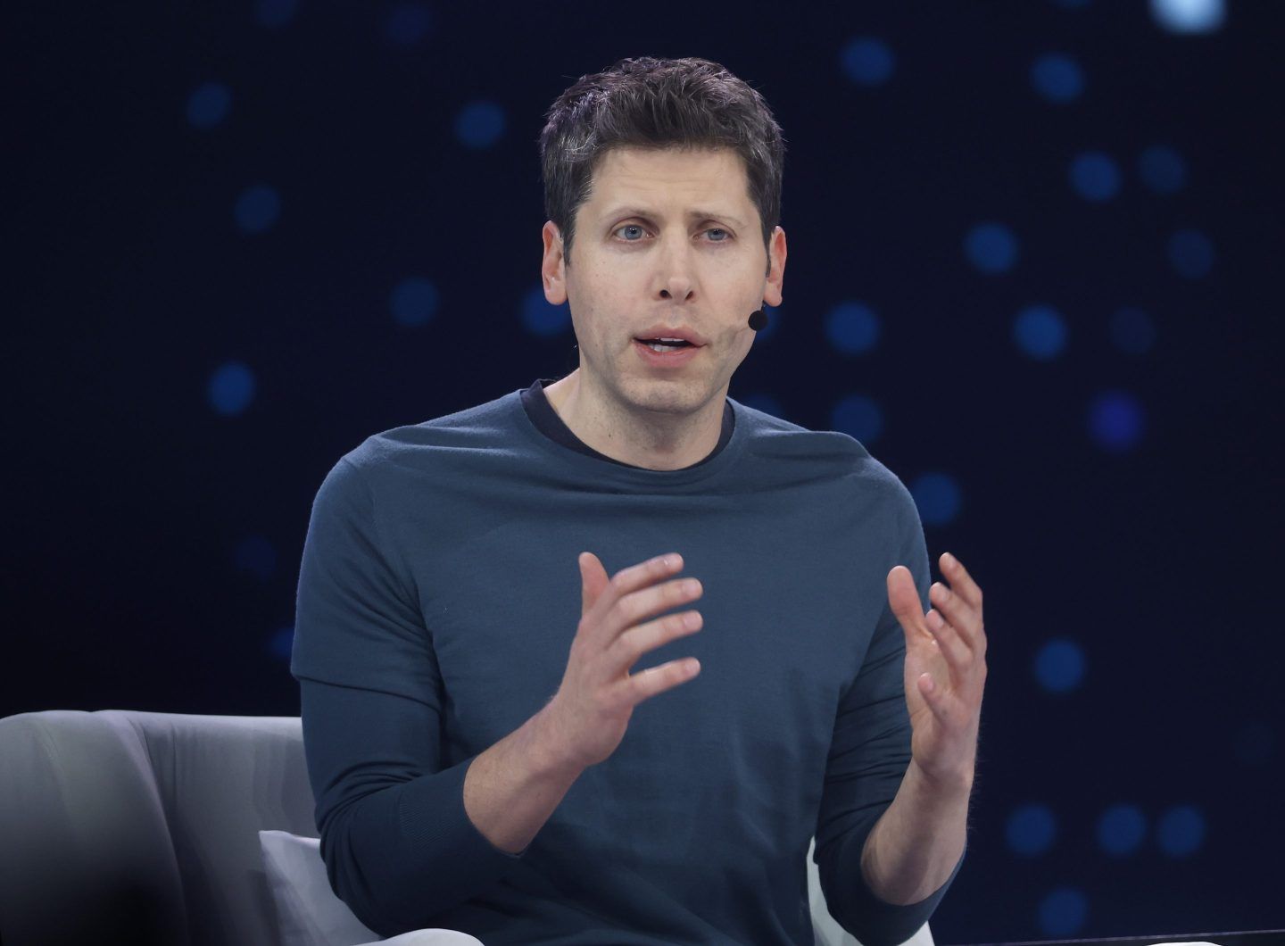 Open AI CEO Sam Altman during Snowflake Summit 2025 in San Francisco on June 2.