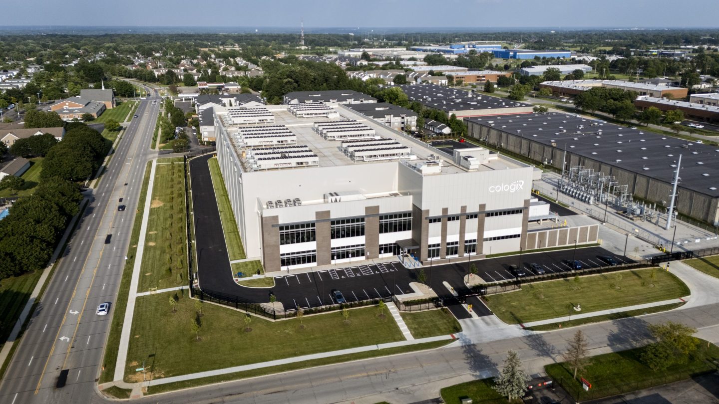 The COL4 AI-ready data center in Columbus.