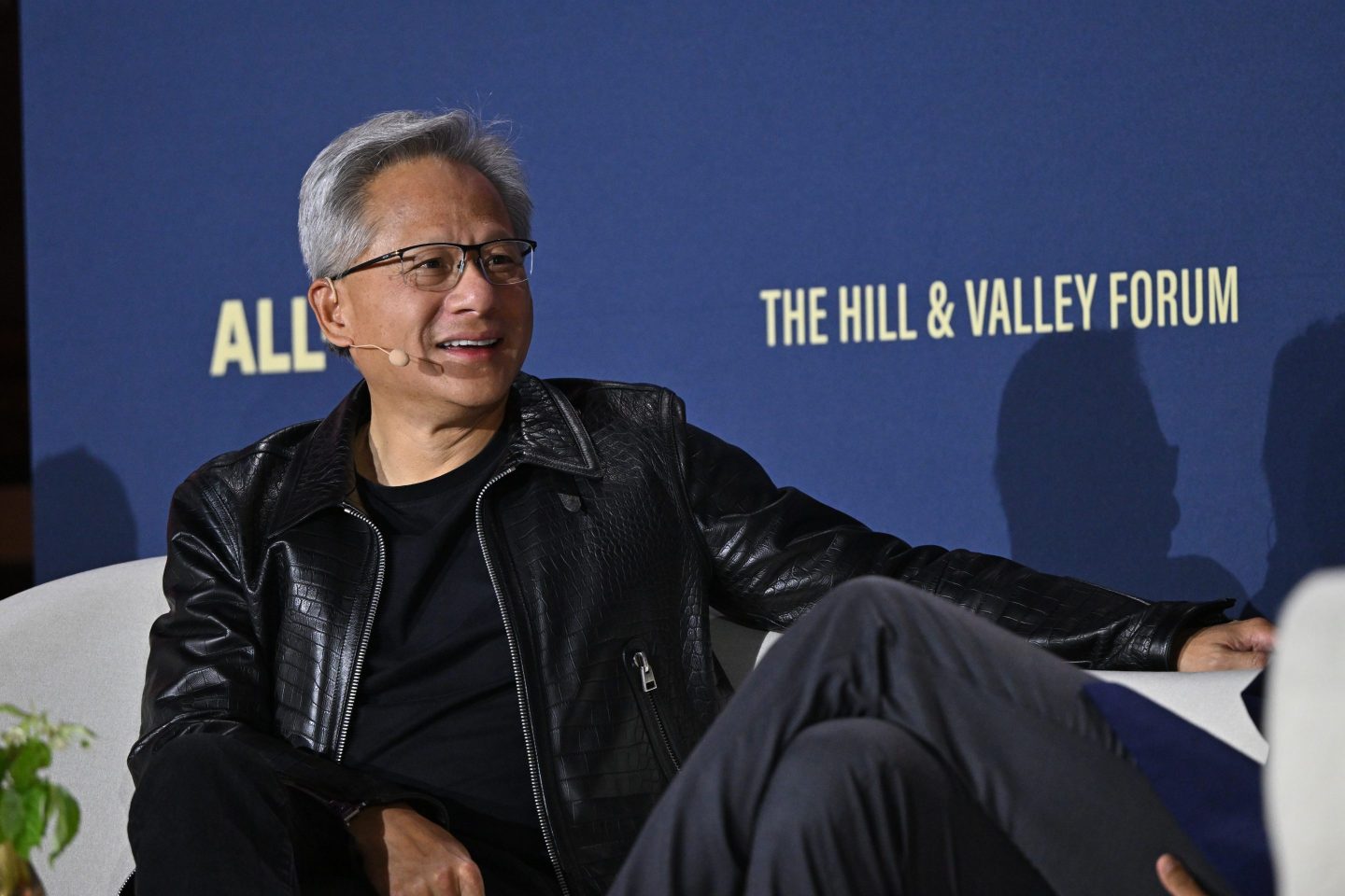 Jensen Huang, cofounder and CEO of Nvidia, at the All-In and Hill & Valley Forum “Winning the AI Race” event on July 23, 2025, in Washington, D.C.
