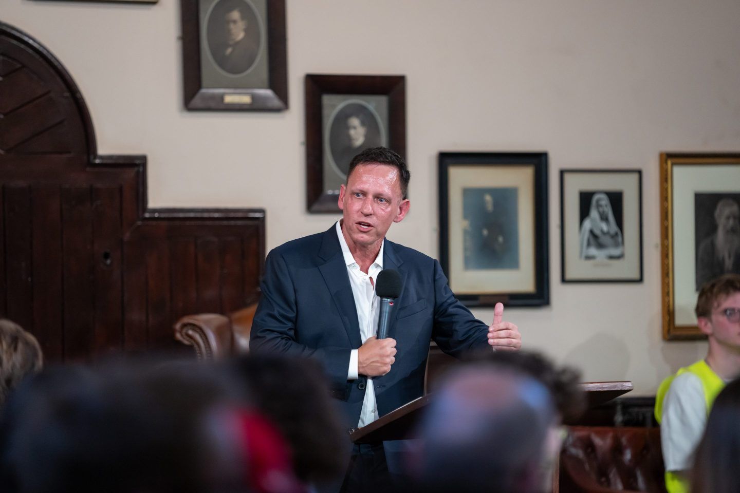 Peter Thiel speaks at Cambridge