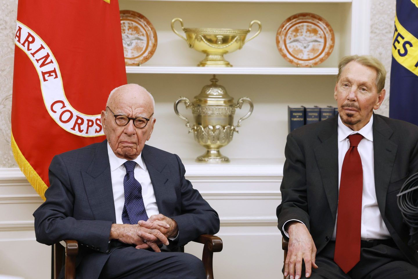 Rupert Murdoch, Larry Ellison