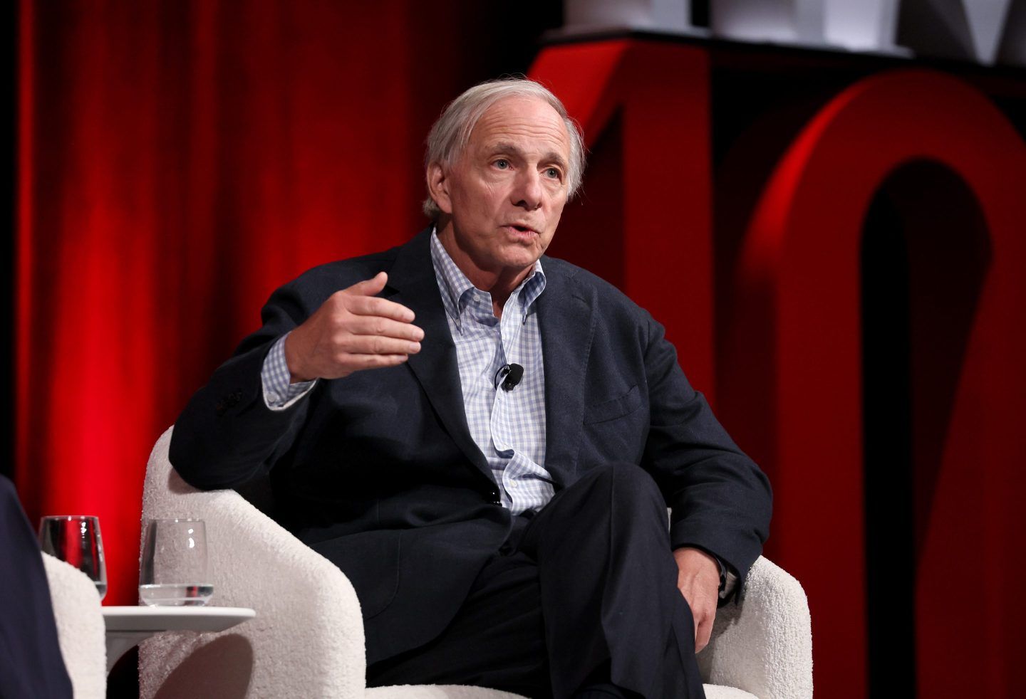 Ray Dalio speaks onstage during the 2025 TIME100 Summit at Jazz at Lincoln Center on April 23, 2025 in New York City.