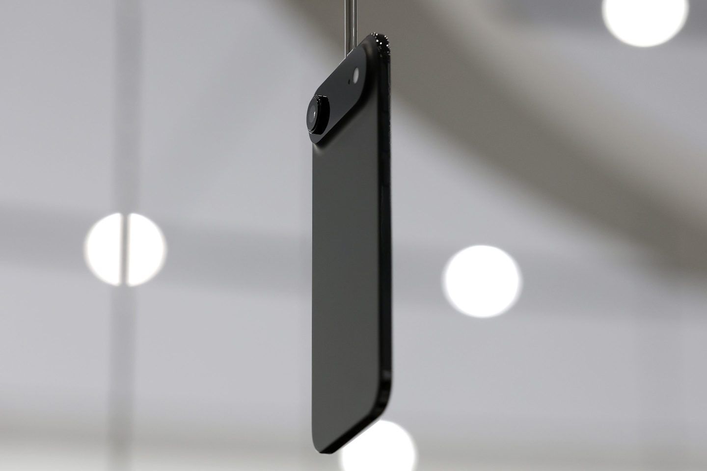 image of Apple's new iPhone Air on display
