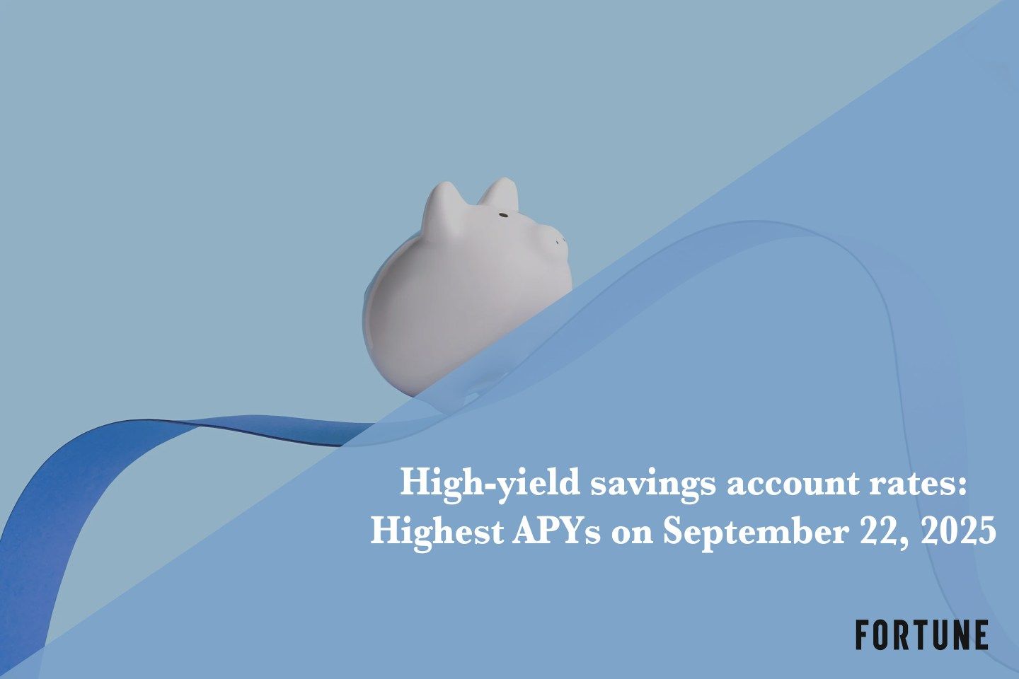 Highest rates for high-yield savings accounts as of September 22, 2025