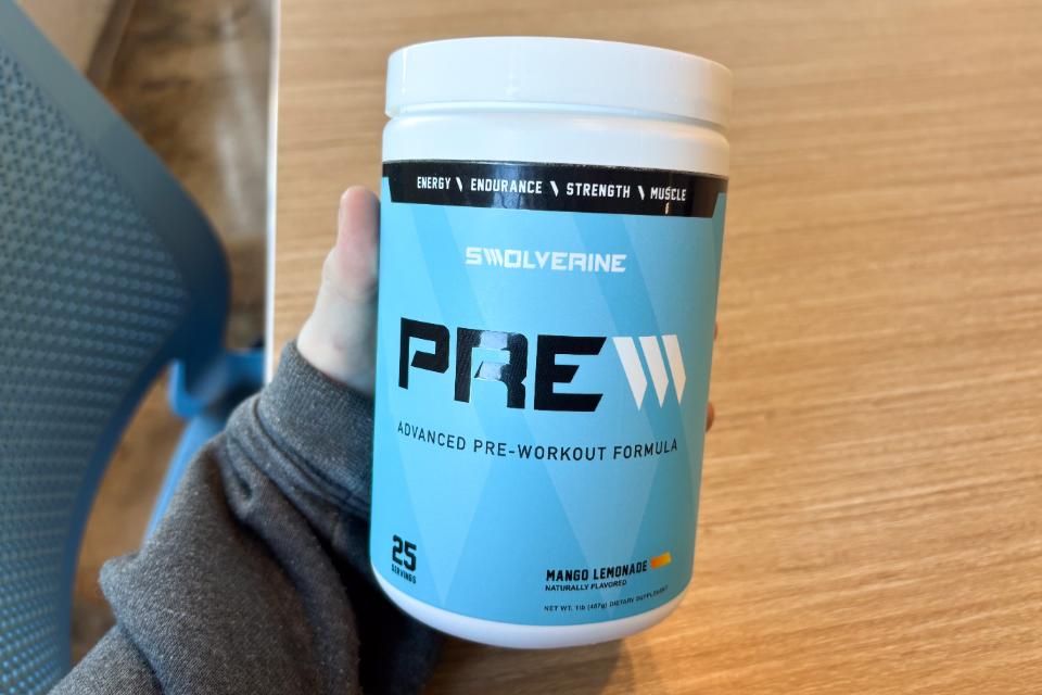 Swolverine pre-workout as best pre-workout supplement.
