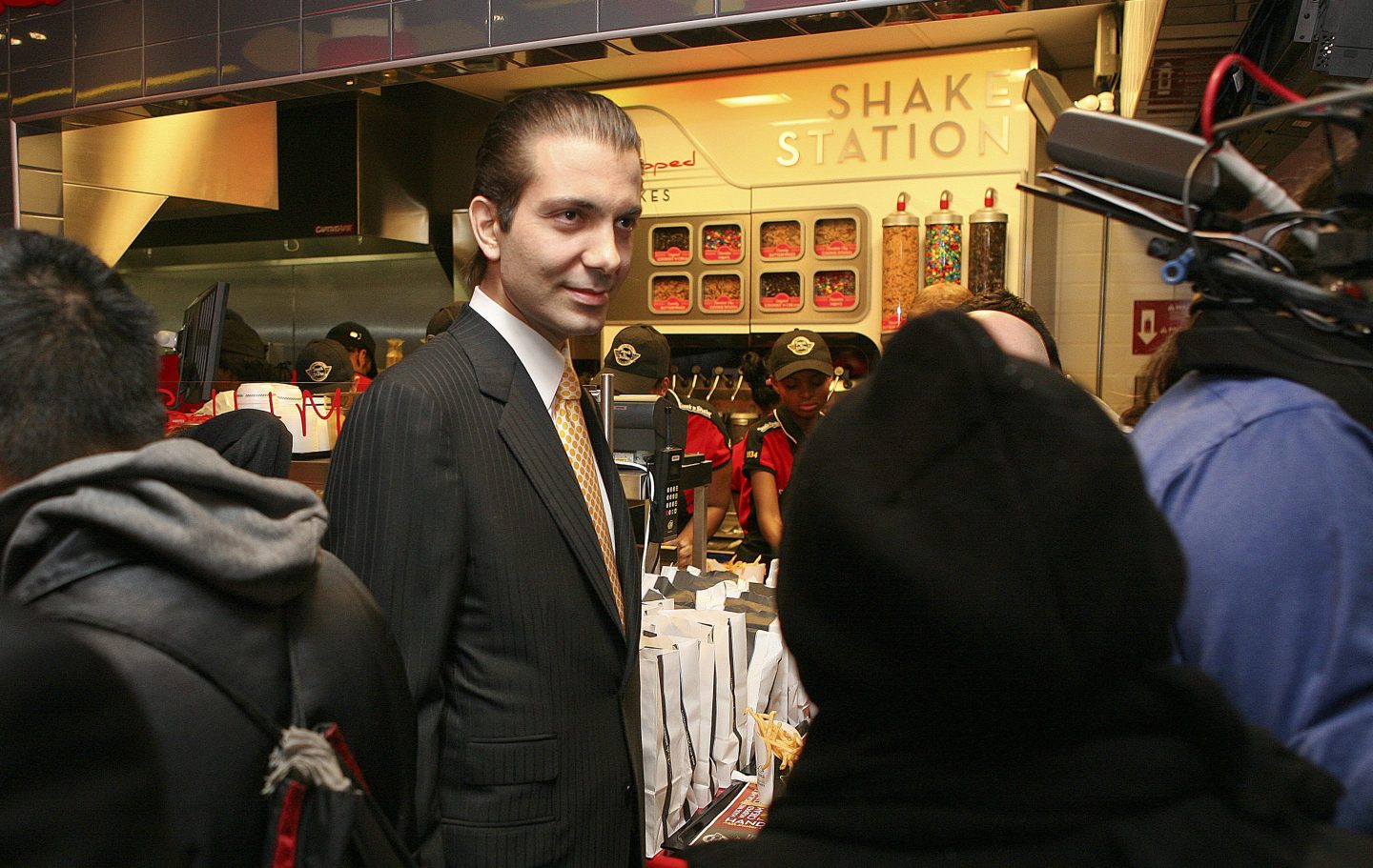 Sardar Biglari, chairman of Biglari Holdings and CEO of Steak 'n Shake, at an opening of one of his restaurants in New York, Jan. 12, 2012. Biglari has been trying to take over Cracker Barrel for more than a decade.