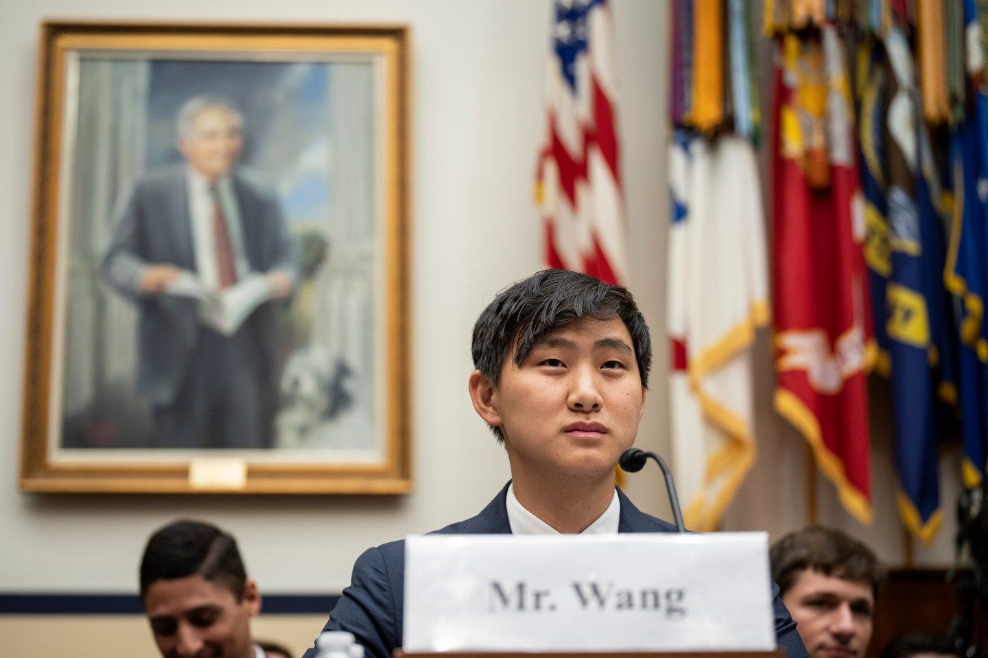 Scale AI CEO Alexandr Wang during a Congressional hearing about artificial intelligence on July 18, 2023 in Washington, DC.(Photo: Drew Angerer/Getty Images)