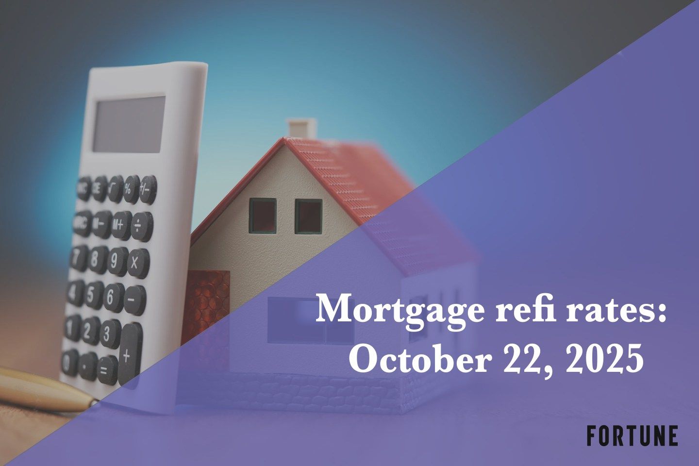 Current refi mortgage rates report for Oct. 22, 2025