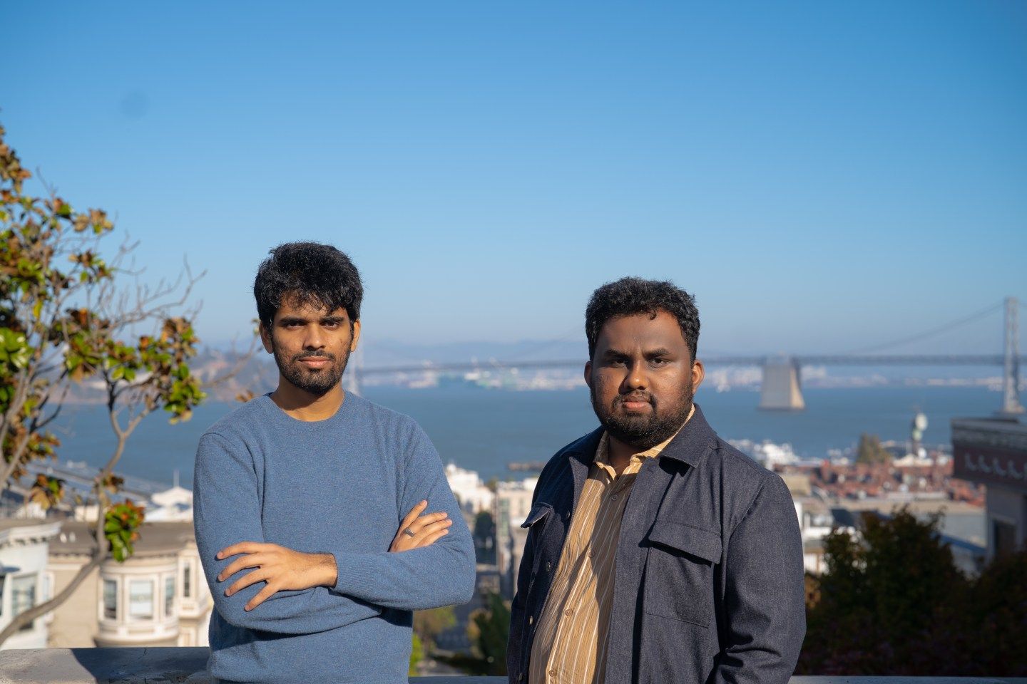 Co-founders Esha Manideep (CTO, Left), Varun Vummadi (CEO, Right)