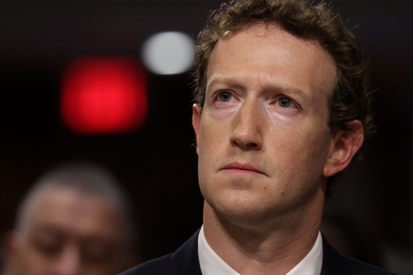 Mark Zuckerberg, CEO of Meta testifies before the Senate Judiciary Committee at the Dirksen Senate Office Building on January 31, 2024 in Washington, DC.