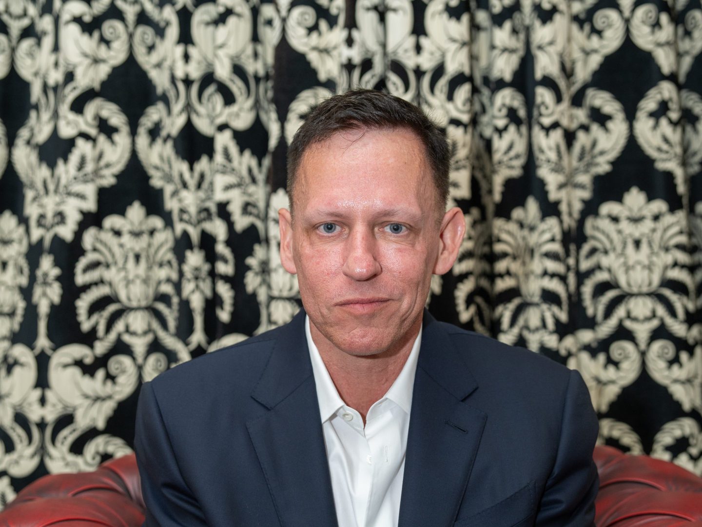 Peter Thiel speaks at The Cambridge Union on May 08, 2024 in Cambridge, Cambridgeshire.